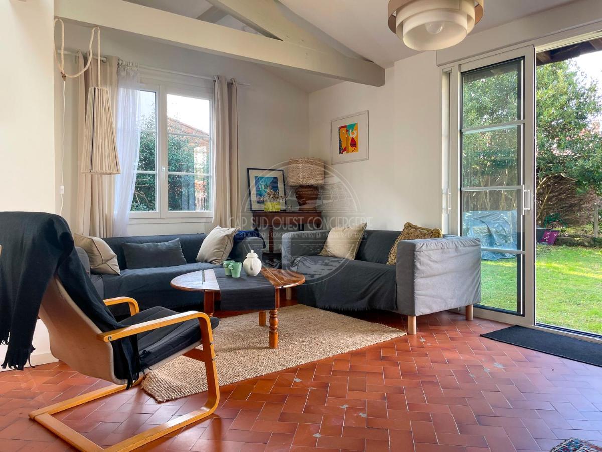 Jolie Maison Coeur De Capbreton Bagian luar foto