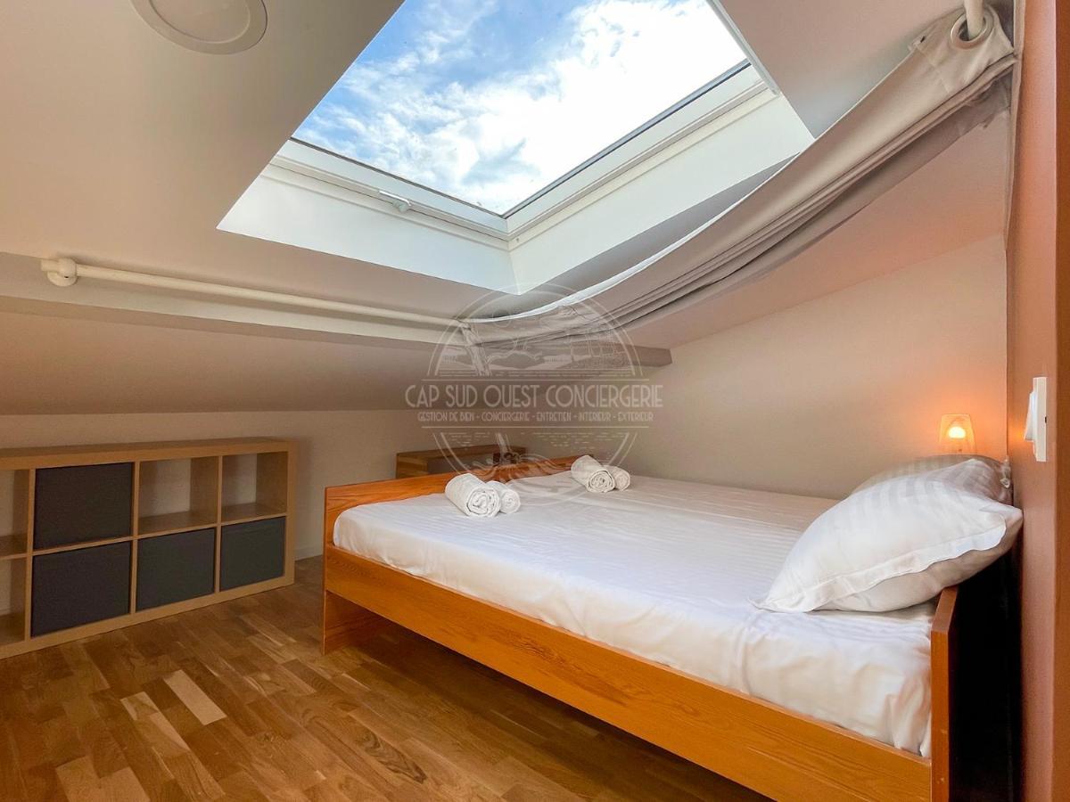 Jolie Maison Coeur De Capbreton Bagian luar foto